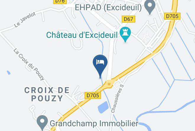 Dordogne - Vue Du Chateau D'excideuil Maps