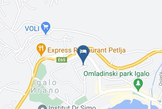 Herceg Novi - Vujicic Accommodation Maps