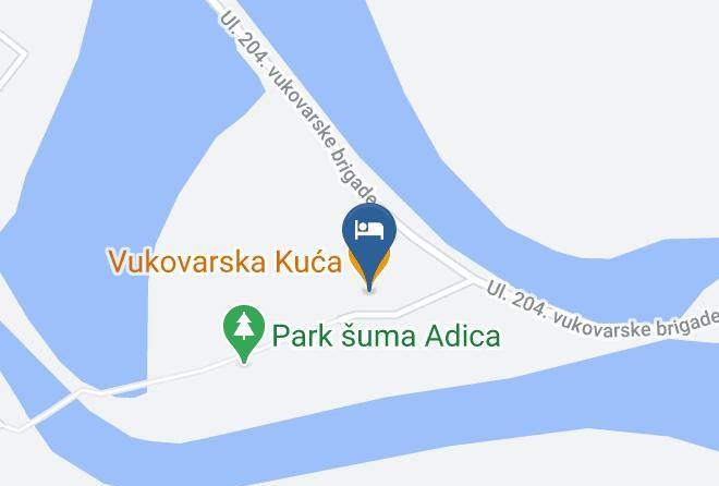 Vukovarska Kuca Park Adica Vukovar Map