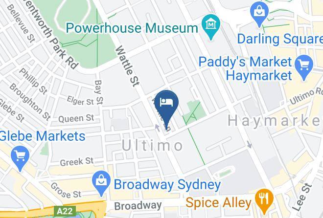 Sydney - Vulcan Hotel Maps