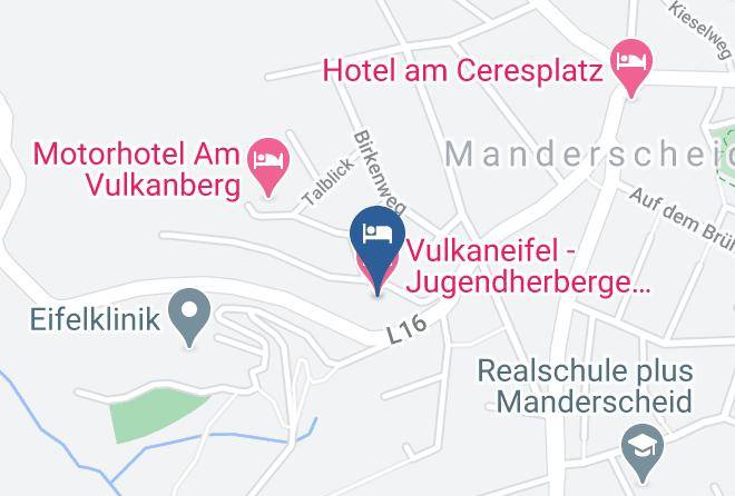 Bernkastel Wittlich - Vulkaneifel Jugendherberge Manderscheid Maps