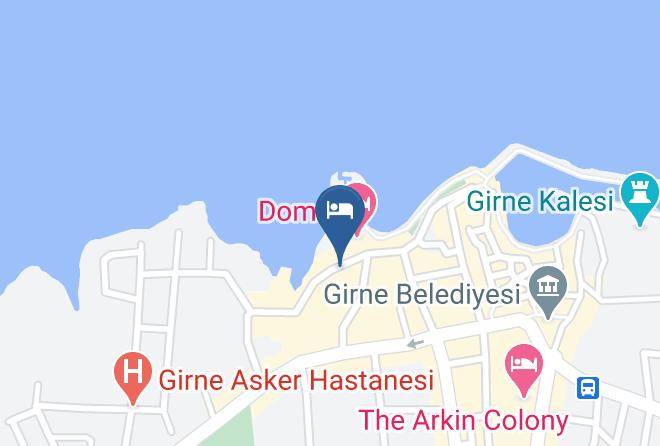Yukari Girne - Vuni Luxury Butique & Beach & Casino Maps