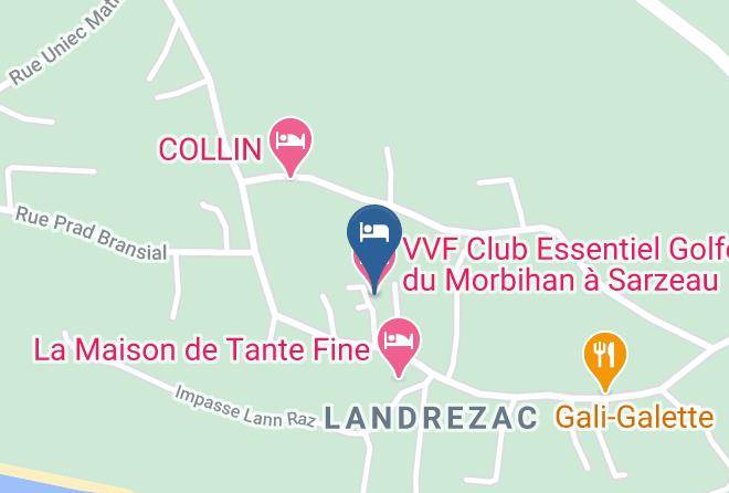 Morbihan - Vvf Club Essentiel Golfe Du Morbihan A Sarzeau Maps