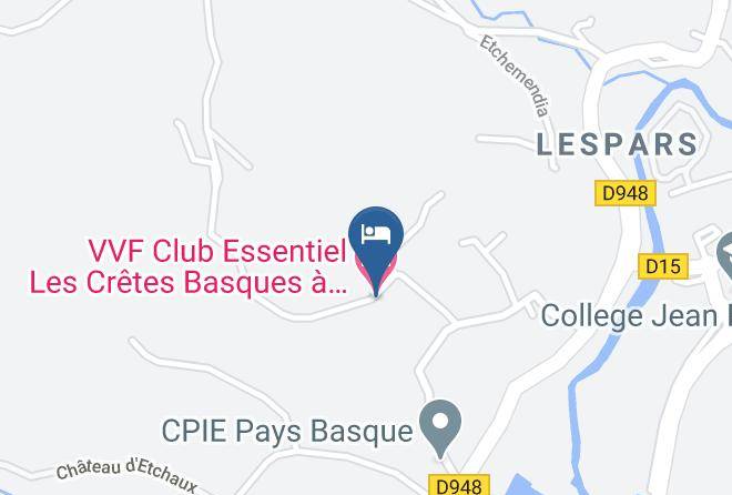 Pyrenees Atlantiques - Vvf Club Essentiel Les Cretes Basques A Saint Etienne De Baigorry Maps