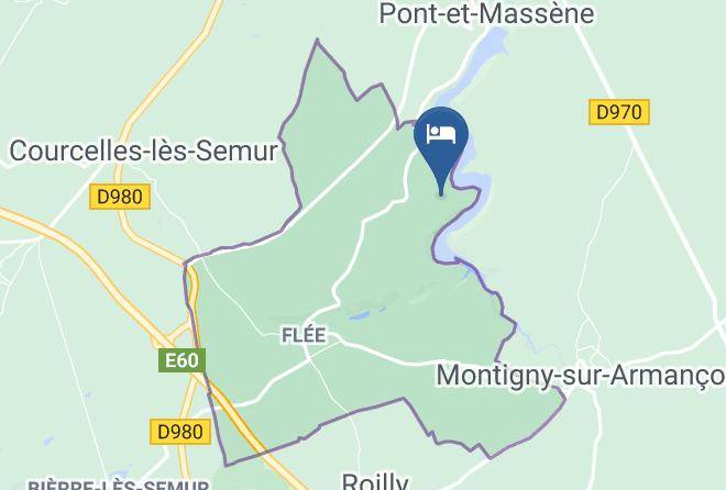 Cote D Or - Vvf Club Intense Bourgogne A Semur En Auxois Maps