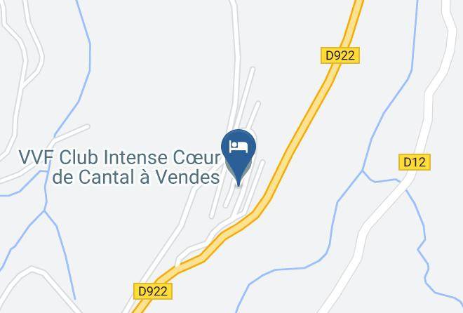 Cantal - Vvf Club Intense Coeur De Cantal A Vendes Maps