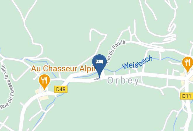 Haut Rhin - Vvf Club Intense La Route Des Vins D'alsace A Orbey Maps