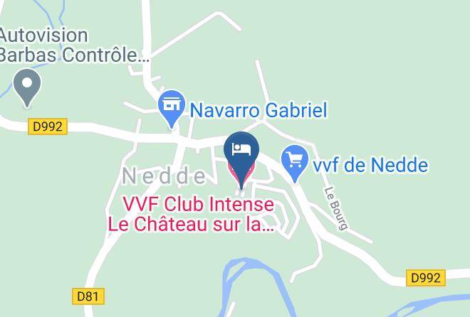 Haute Vienne - Vvf Club Intense Le Chateau Sur La Vienne A Nedde Maps