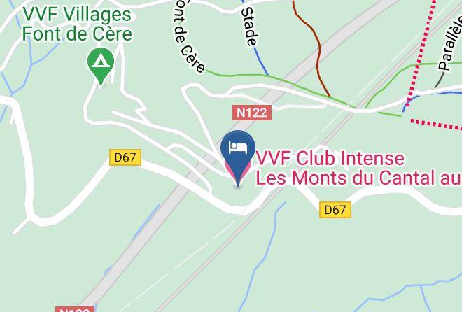 Cantal - Vvf Club Intense Les Monts Du Cantal Au Lioran Maps
