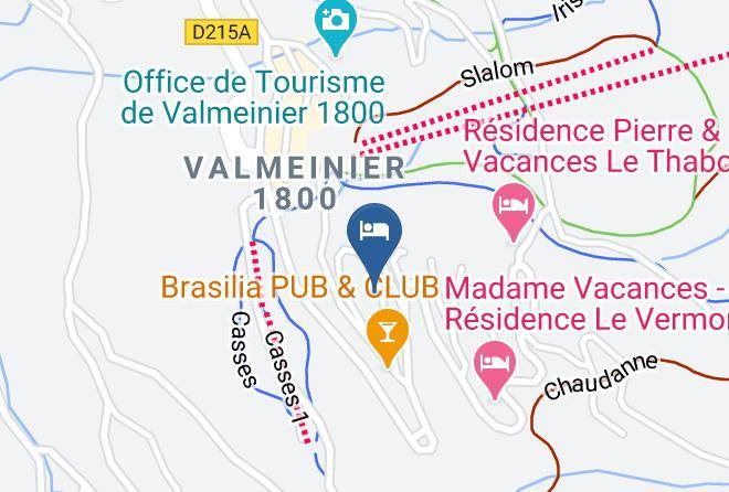 Savoie - Vvf Club Intense Les Terrasses De Maurienne A Valmeinier Maps