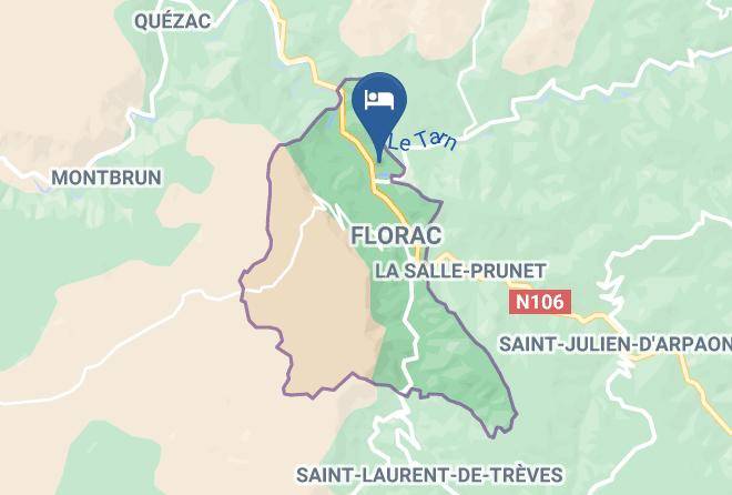 Lozere - Vvf Club Essentiel Le Parc Des Cevennes A Florac Maps