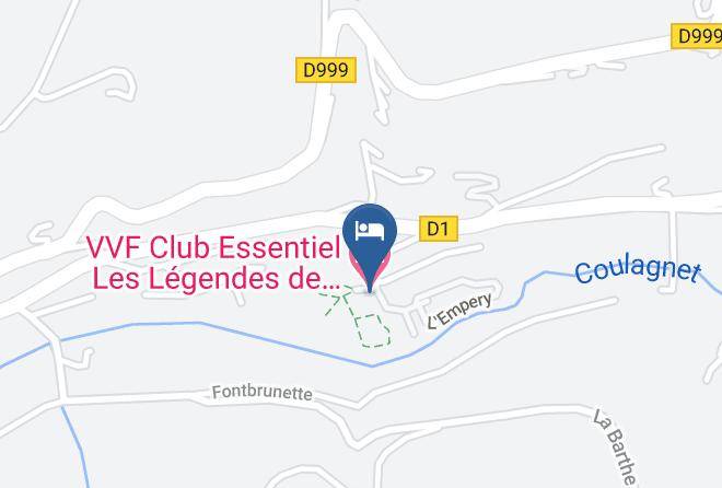 Lozere - Vvf Club Essentiel Les Legendes De Gevaudan A Marvejols Maps