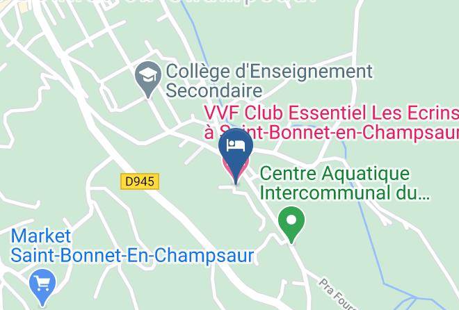Hautes Alpes - Vvf Club Essentiel Les Ecrins A Saint Bonnet En Champsaur Maps