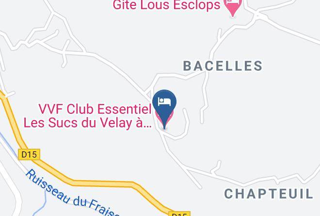 Haute Loire - Vvf Club Essentiel Les Sucs Du Velay A Saint Julien Chapteuil Maps