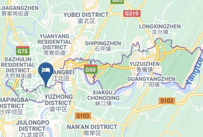 Jiangbei District - Vyluk Hotel Chongqing Beicheng Tianjie Maps