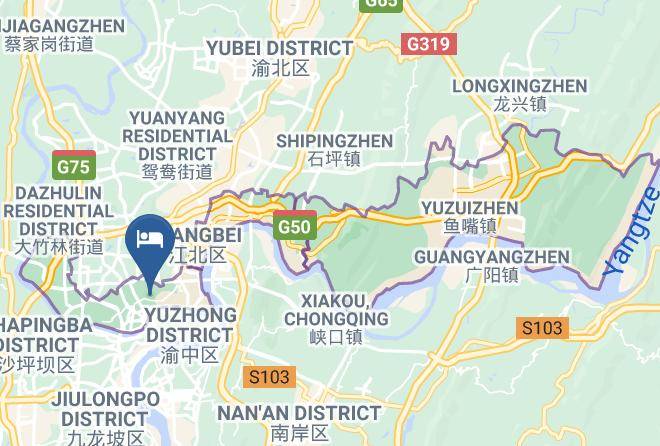 Jiangbei District - Vyluk Hotel Chongqing Guanyin Bridge Maps