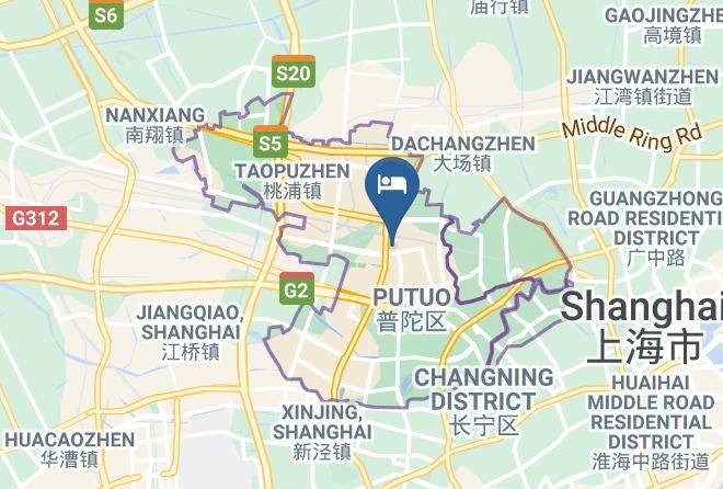 Putuo District - Vyluk J Hotel Shanghai West Station Maps