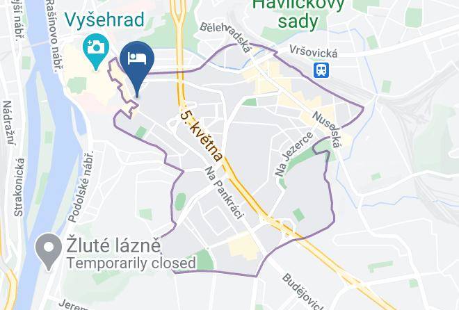 Prague - Residence Vysehrad Maps