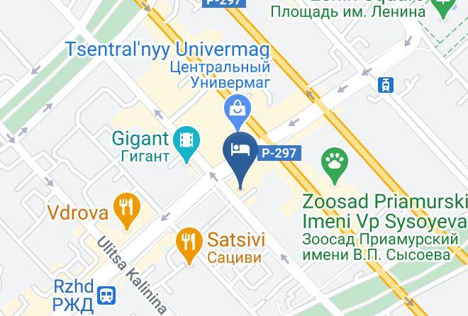 Khabarovsk - Vysotnaya Gostinitsa Maps