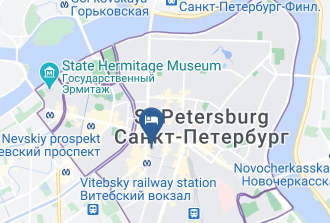 Saint Petersburg - Vysotsky Hotel Maps