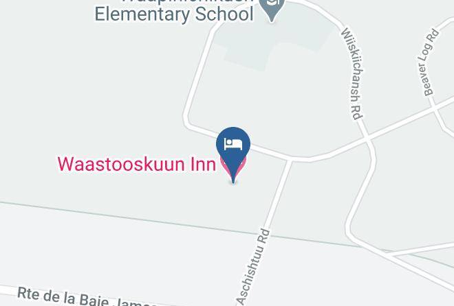 Nord Du Quebec - Waastooskuun Inn Maps