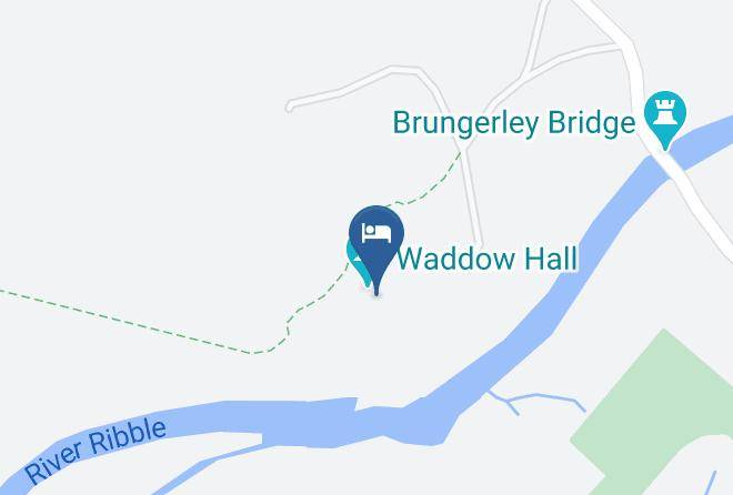 Lancs - Waddow Hall Guide Accomodation Maps