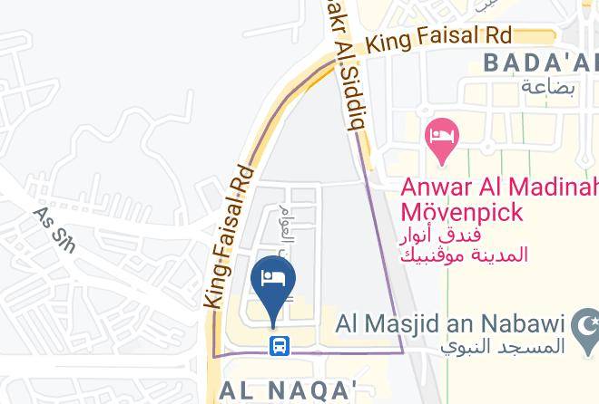 Wafadat Ul Zahra Hotel Map