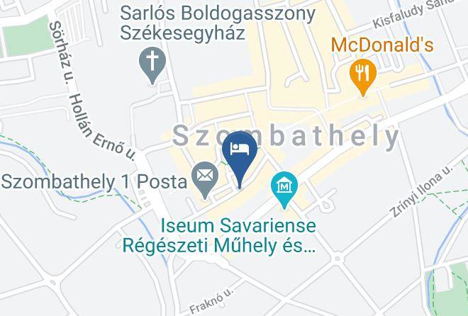 Szombathely - Wagner Vendegudvar Hotel Maps