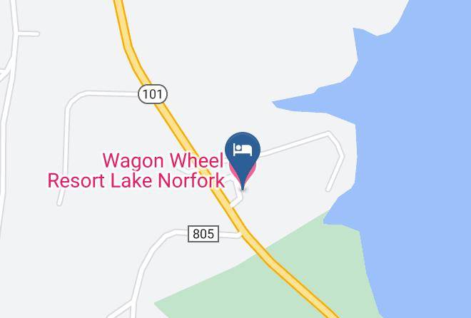 Baxter - Wagon Wheel Resort Lake Norfork Maps