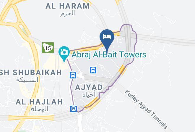 Mecca - Oasis Aldeafah Hotel Maps