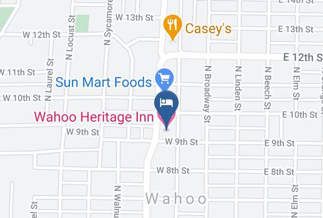 Wahoo Heritage Inn Map