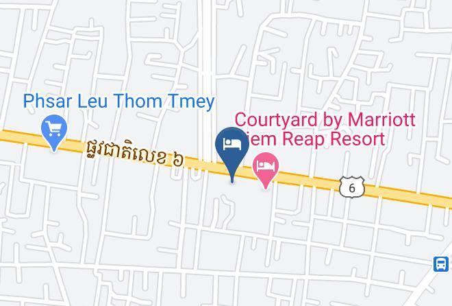 Wai Hong Angkor Guest House Karte - Siem Reap - Siem Reab Town