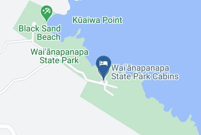 Maui - Waianapanapa State Park Cabins Maps