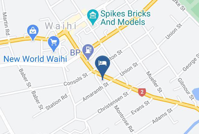 Hauraki - Waihi Motel Maps