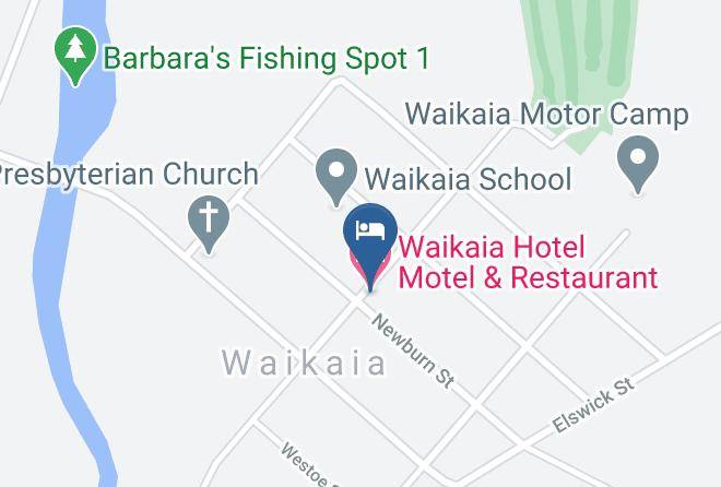 Waikaia - Waikaia Hotel Motel & Restaurant Maps
