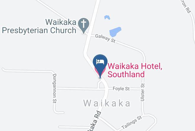 Waikaka Hotel Southland Map