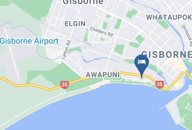 Gisborne - Waikanae Beach Motel Maps