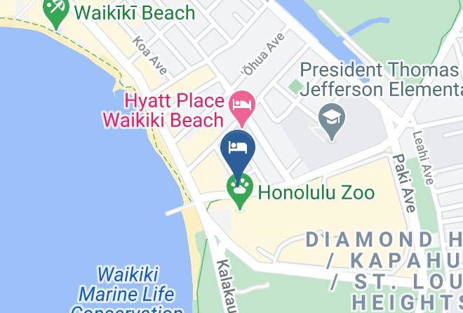 Honolulu - Waikiki Grand Hotel Maps