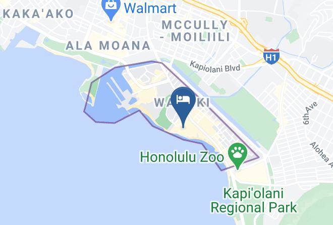 Honolulu - Waikiki Parc Hotel Maps