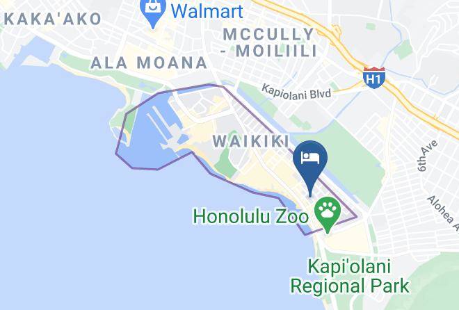 Honolulu - Waikiki Resort Hotel Maps