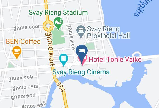 Svay Rieng Town - Waiko Hotel Maps