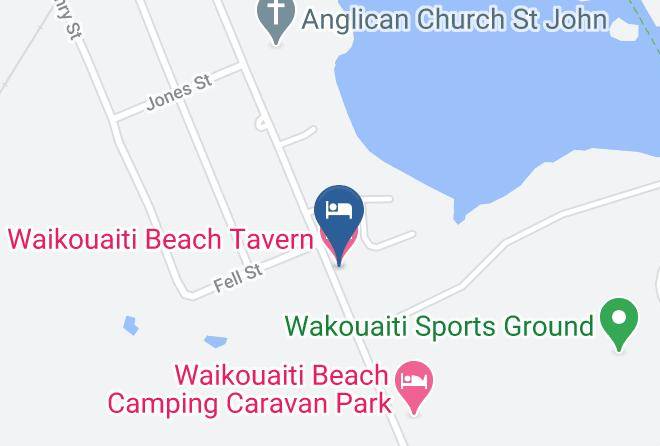 Dunedin - Waikouaiti Beach Tavern Motel Maps
