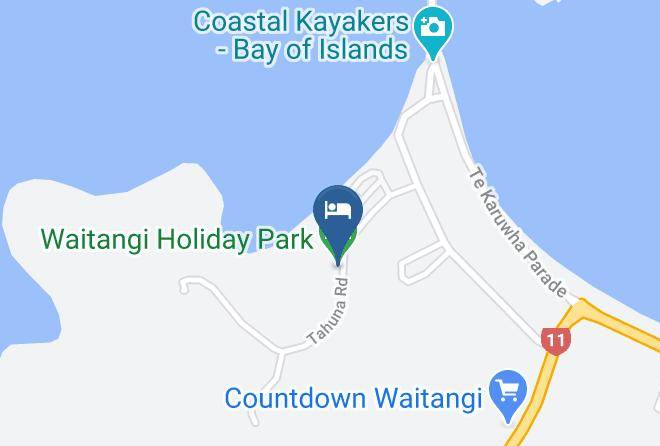 Far North - Waitangi Holiday Park Maps