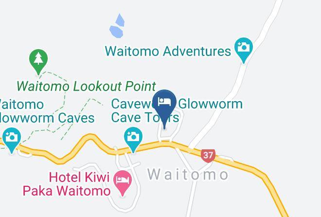 Waitomo - Waitomo Top 10 Holiday Park Maps
