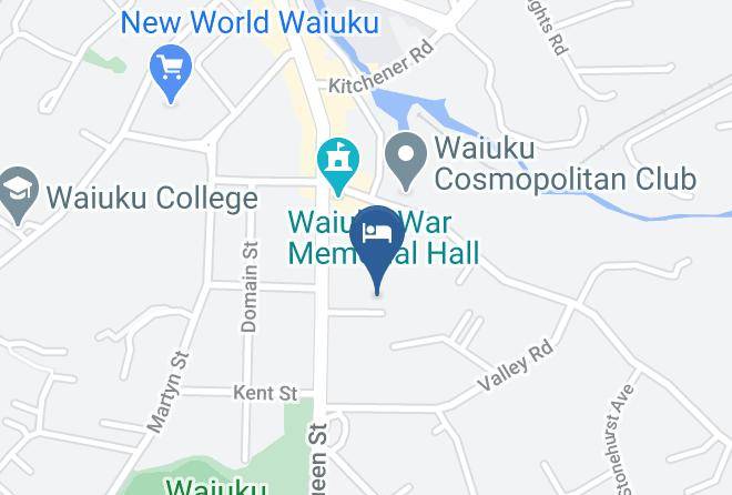 Waiuku Motel Map