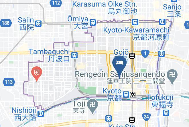 Kyoto City Shimogyo Ward - Wakamiya Maps