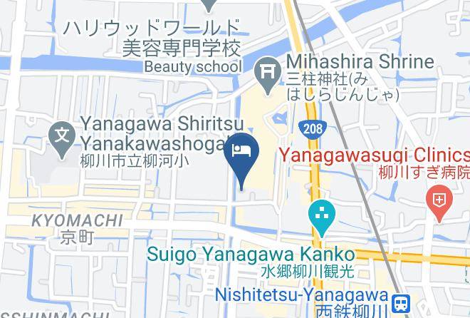Yanagawa City - Wakariki Ryokan Maps