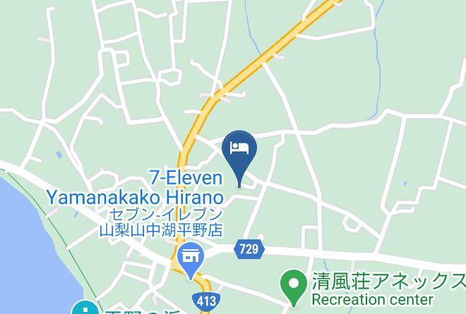 Yamanakako Vil Minamitsuru District - Wakasagiya Maps
