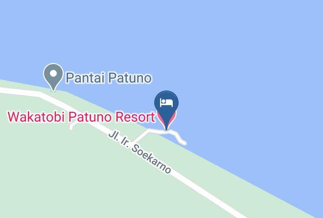 Wakatobi Regency - Wakatobi Patuno Resort Maps
