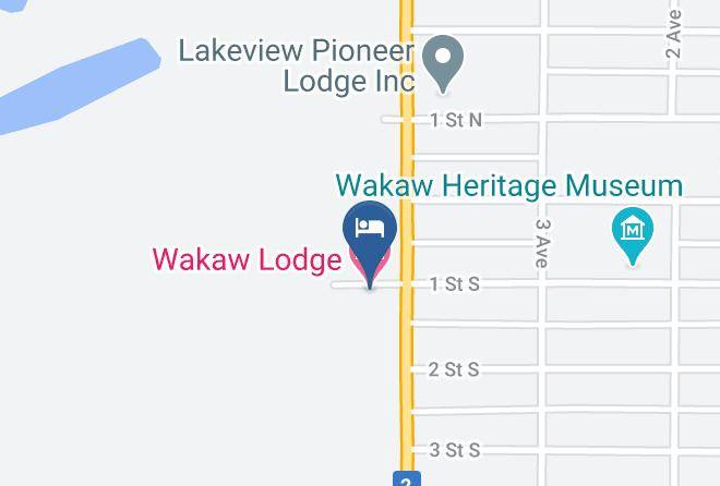 Wakaw Lodge Motel Map